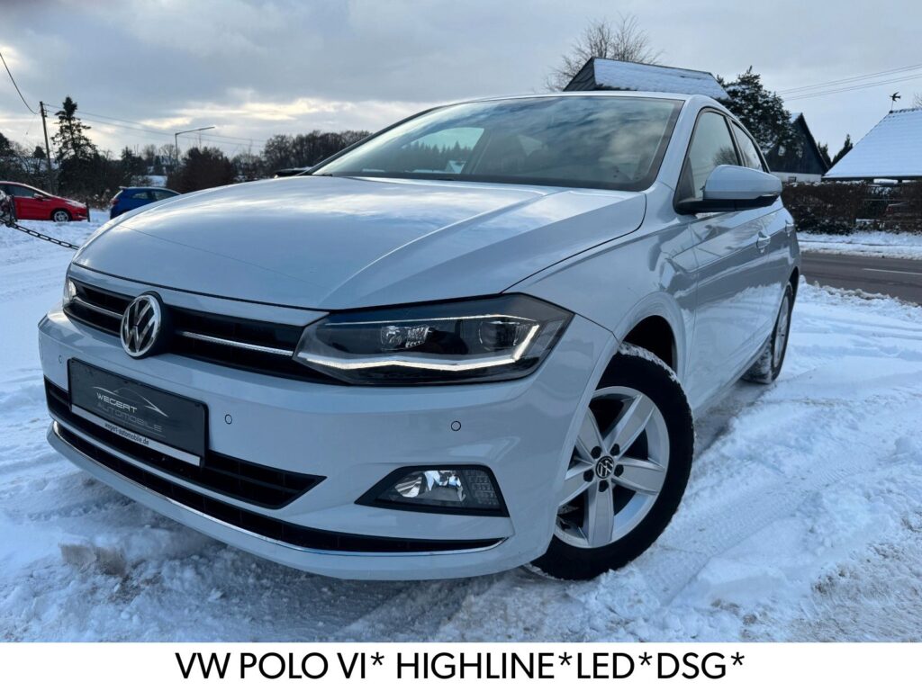 Volkswagen Polo VI Highline*DSG* LED * ACC* WHITE SILVER*
