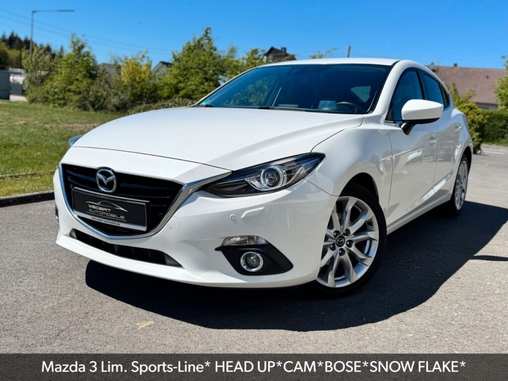 Mazda 3 Lim. Sports-Line* HEAD UP*CAM*BOSE*SNOW FLAKE*